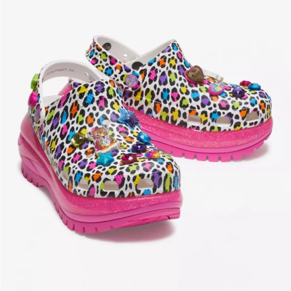 Lisa Frank 🌈💖  Crocs Mega Crush Clogs